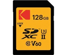 Atminties kortelė Kodak SD 128GB UHS-II U3 V60 Ultra Pro