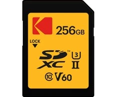 Atminties kortelė Kodak SD 256GB UHS-II U3 V60 Ultra Pro
