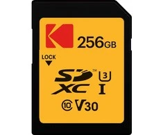 Atminties kortelė Karta Kodak SD 256GB UHS-I U3 V30 Ultra