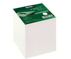 Herlitz LANDRE blokas su priklijuotais lapeliais 9x9 cm, apie 700 lapų, balta