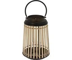 Home Styling Collection Žibintas žvakidė Bambukinis 33 cm