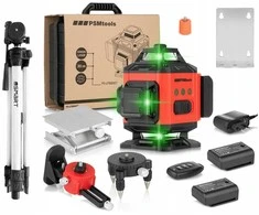 Smart laser płaszczyznowy 4x360, žalia, 30m,zest.