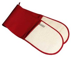 Virtuvės Įrankis - Le Creuset Orkaitės Pirštinė Dviguba 89x20cm Vyšninė Raudona
