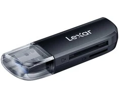 „Lexar“ kortelių skaitytuvas SD/MicroSD/SDHC/SDXC, dviejų lizdų, USB-A, USB 3.2 Gen1, iki 104 MB/s