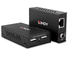 Lindy USB Prailginimo Laidas - 100m 2 Port USB 2.0 Cat. 6 Prailginimo Laidas 480Mbps