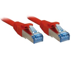 Tinklo Kabelis - LINDY Cat.6A S/FTP LSZH Tinklo Kabelis, RJ45, M/M, 500MHz, 7.5 m, Raudonas