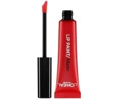 L'Oreal skysti lūpų dažai Infallible Lip Paint Matte 204 Raudona Actua 8MLT