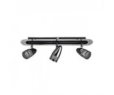 Lubinis šviestuvas Luminaire Center 12,6W LED paviršinis šviestuvas ALBANE, chromo sp./skaidrus, 3000K