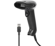 Skaitytuvas kodów kreskowych Manhattan MANHATTAN 2D LED Barcodescanner 320mm 1,4m USB-Kabelis juodas