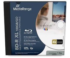 MediaRange MediaRange BD-R XL 100GB 4x bedruckbar Disc im Jewelcase