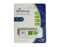 „MediaRange Color Edition“ 16 GB, USB atmintinė - balta/geltona, USB-A 2.0