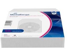 MediaRange Torby plastikowe Mini CD-R u. Mini DVD-R opakowanie 50 vnt