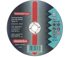 Metabo FLEXIAMANT SUPER A pjovimo diskas 36-R 3503,025,4 mm nerūdijančiam plienui