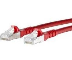 METZ CONNECT jungiamasis kabelis Cat.6A AWG 26 0,5 m raudonas