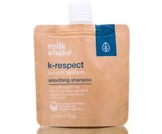 Milk Shake Pieno kokteilis K-Respect keratino plaukų šampūnas glotninimui, 50 ml