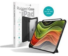 Mobile Origin tvirtas dėklas, juodas – „iPad Air 11“ (M3, 2025 / M2, 2024)