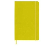 Moleskine MOLESKINE Classic L sąsiuvinis (13x21cm), su pamušalu, kietu viršeliu, šieno geltona, 240 puslapių, geltona