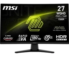 27 colių (68,6 cm) TFT MSI MAG 274CQFDE žaidimų monitorius, išlinkis, 180 Hz, mažmeninė kaina