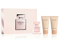 Set Narciso Rodriguez: Cristal Eau De Parfum For Women, 50 ml + Cristal Hydrating Losjonas kūnui, 50 ml + Cristal Cleansing Dušo želė All Over The Body For All Skin Types, 50 ml
