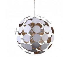 Lubinis šviestuvas Netlighting Pakabinamas šviestuvas MAILONE, 6xE14, baltos/aukso sp.