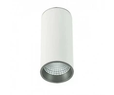 Lubinis šviestuvas Italux 12W LED paviršinis šviestuvas MOLDES BIG, baltos/pilkos sp., 3000K