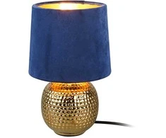 Netlighting Stalinė lempa Sophia stalinė lempa 26 x 16 cm E14 keraminė 40W mėlyna