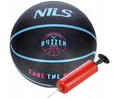 Krepšinio kamuolys NPK271 BASKETBALL Juodas BUZZER 7 NILS