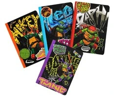 Thumbs Up Nykštys aukštyn Nykštys aukštyn! Informacinis bučinys 4 vnt. rinkinys - TMNT