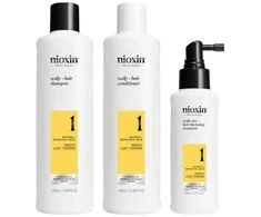 Nioxin Sistema 1 – Kit - Tratamiento Para Cabello Natural Con Debilitamiento Leve 3 U