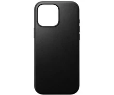 Dėklas Nomad Modern Leather case, juodas - iPhone 16 Pro Max
