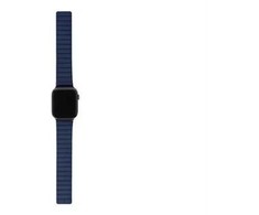 „Decoded“ silikoninis magnetinis tempimo dirželis LITE 38/40/41 mm, tamsiai mėlynas, bijūnų spalvos