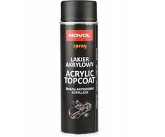 Novol Juodi matiniai dažai Juodas MAT aerozoliniai 500ml
