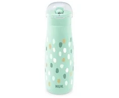 Nuk Mini-Me atverčiamas puodelis +12 mėnesių 1U 450ml Žalias