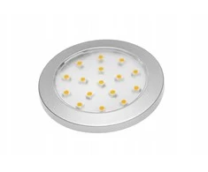 GTV LED šviestuvas Lumino sidabrinis 12V DC, 1,5W, 16 SMD3528, neutralios baltos spalvos, 2 m ilgi