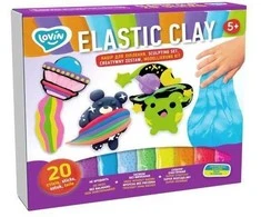 Maksik Ciastolina Rinkinys Elastic Clay 20 vnt TM Lovin 70140