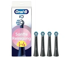 Oral-B iO šepetėlių galvutės juodos, 4 vnt.