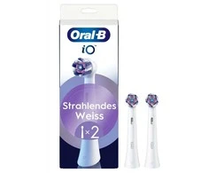 „Oral-B iO“ spinduliuojančios baltos šepetėlių galvutės (2 pakuotės)