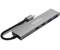 Origins „Origin Storage ORIGIN“ 4 prievadai – 2 USB 3.2 2/C tipo 1 kartos šakotuvas