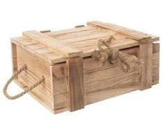 Orion sandėliavimo dėžutė medinė 30x21x12 cm su dangčiu