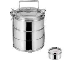 Orion Pietų dėžutė Plieninė 3 aukštų 3x1,3 l