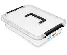 ORPLAST plastikinis indas su dangteliu ir rankena 6 l
