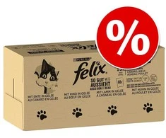 Purina Nestle PURINA FELIX FANTASTIC Mix Country Skonis 120x85g