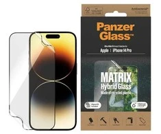 „Panzer Glass PanzerGlass MATRIX“ ekrano apsauga Apple iPhone 14 Pro telefonui.