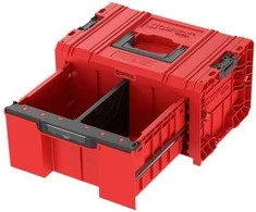Q-Brick QBRICK PRO įrankių dėžė su stalčiu 2.0 EXPERT Raudonas