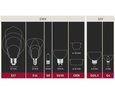 Paulmann LED GU5,3 12V 4,9W Juodas/Auksinis 3000K