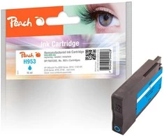 Peach Patrone HP Nr.953 žydras su atnaujintu OEM lustu