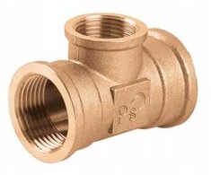 Perfexim Trójnik redukcyjny mosiądz WZW 1'' x 3/4'' wzmocniony PHA-314 G1xG3/4xG1 WZW PN16 [10/50]