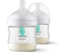 AVENT SCY670/02 RESPONSIVE NATURAL BUTELIS 2x125ML AIR FREE