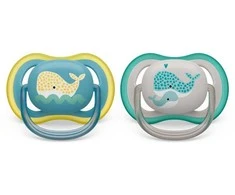 AVENT SCF349/24 Čiulptukas Ultra Air 18+ banginiai 2 vnt