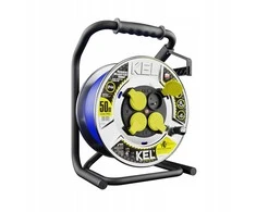 HAEVY LINE 3x 2,5 Spezialtrommel Verlängerungskabel KEL PB-HEAVY/D/K//3X2,5/H07BQ-F-mėlyna / Kabellänge [m]: 50 / Kabeldurchmesser [mm2]: 2.5 / Maksymalne obciążenie [A]: 16
